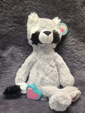 Vintage Raccoon 'MY babys Heartbeat Bear'  with Recording Device